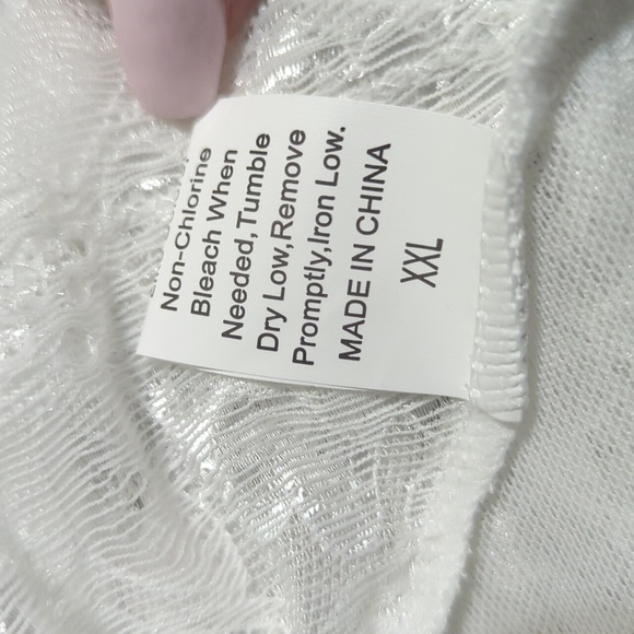 Zulily White Intimates Cheeky Teddy - Picture 3 of 3